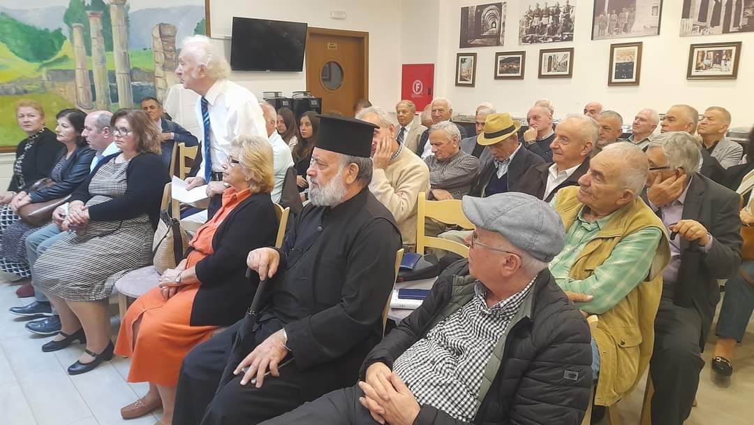 The audience at a book presentation