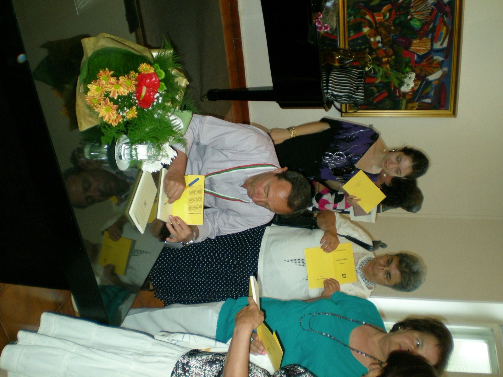 Readers queuing at the launch of the Bulgarian edition