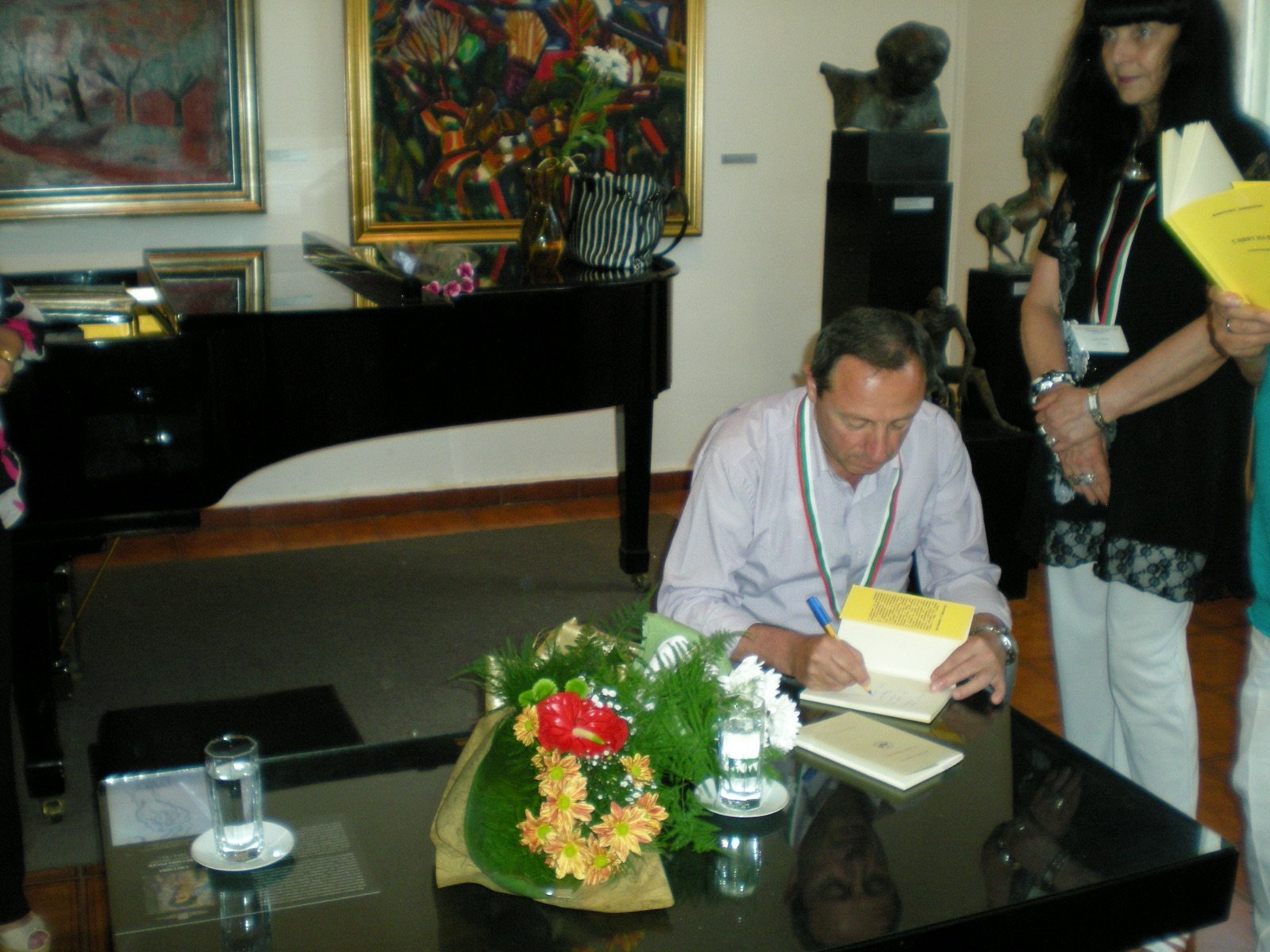 A moment from the launch